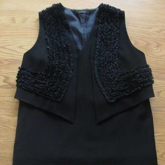 Givenchy Runway 2-Tone Sleeveless Mini Dress with Ruffled Vest - Picture 3 of 10